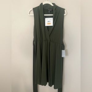 Olive green dress